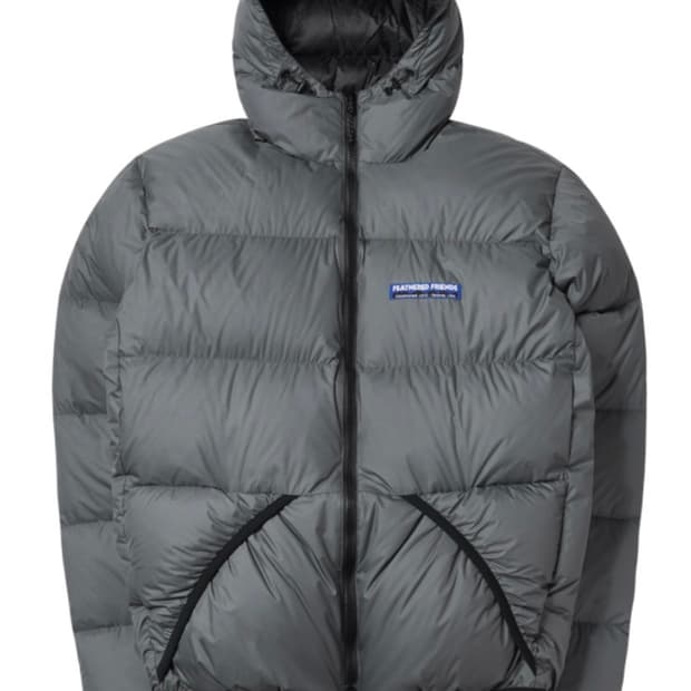 XL) 페더드프렌즈 헬리오스 후드 신더 25fw