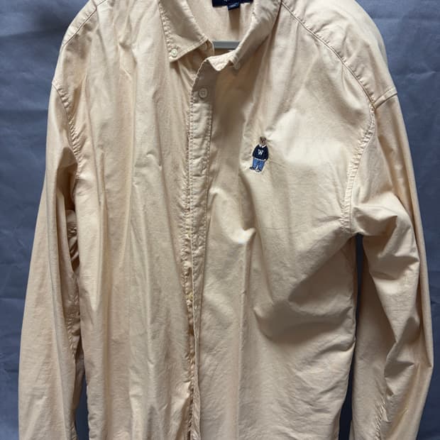 후아유 옥스포드 셔츠 베이지 XL