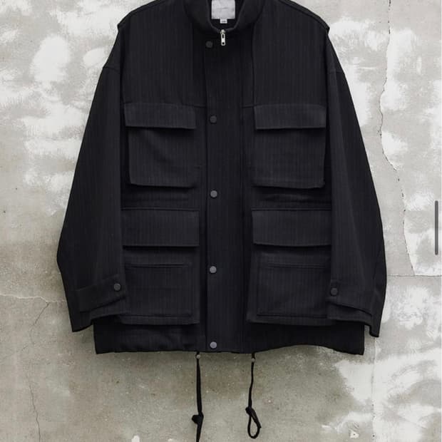 Youth 오버사이즈 필드자켓 블랙