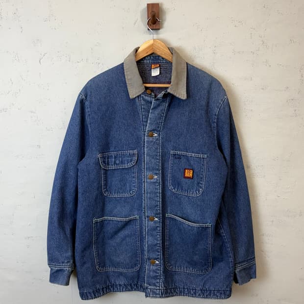 빅벤 랭글러 80s USA 데님 블랭킷 커버올 자켓