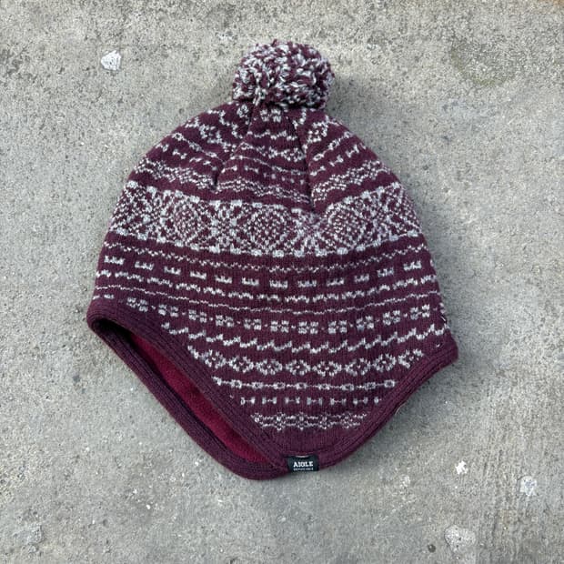 Aigle 에이글 이어플랩 방울 비니