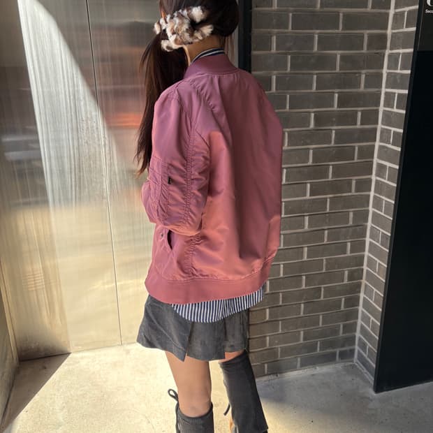 알파인더스트리 핑크 블루종