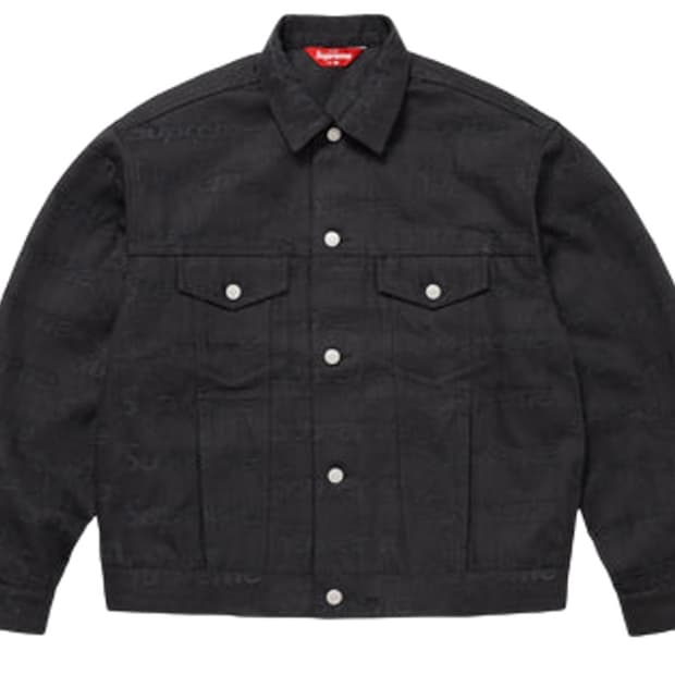 슈프림 자카드 데님 자켓 XL