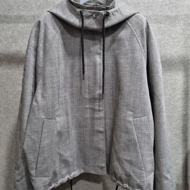 여성 S 코스 후디드 울 유틸리티 자켓