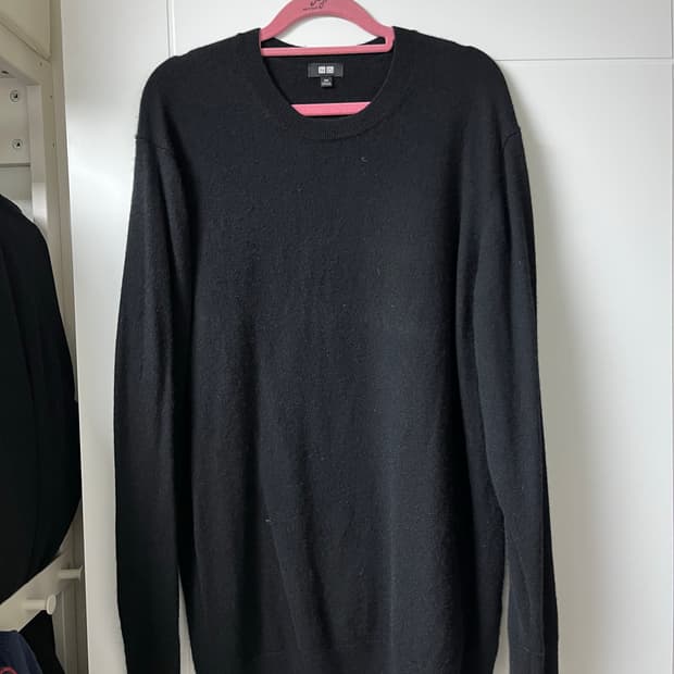 유니클로 캐시미어 니트 XXL