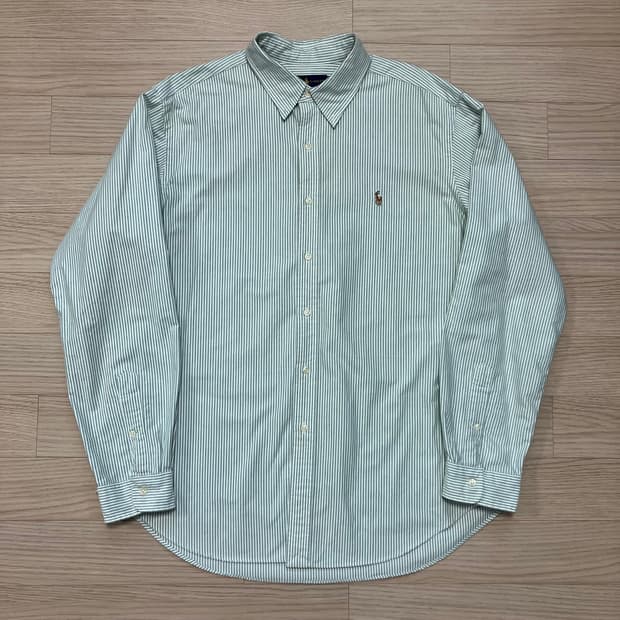 [Polo] 폴로 랄프로렌 스트라이프 셔츠 민트 XL