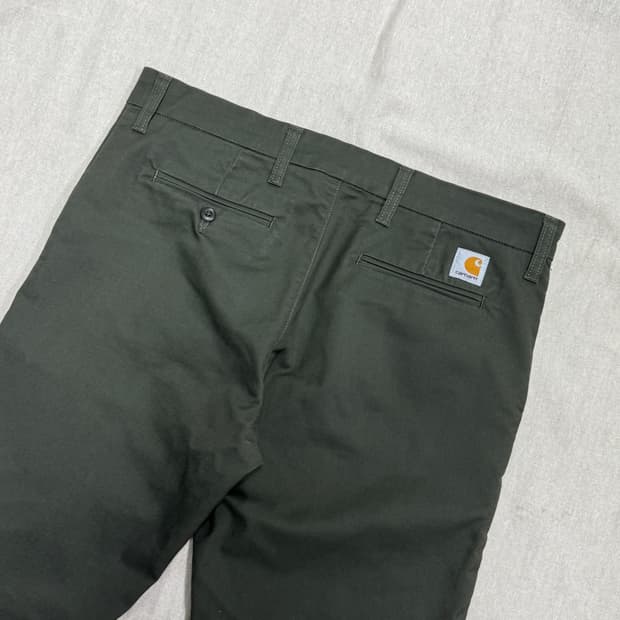 칼하트 wip 카키 치노팬츠 34