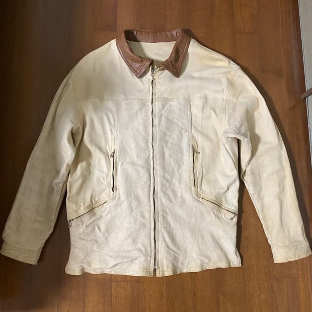 [XL] 80s 조르지오 아르마니 스웨이드 하이칼라 자켓