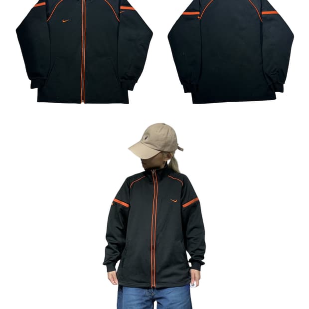 00s 나이키 블랙 재팬 트랙탑 져지 S