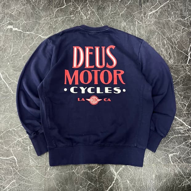 데우스 엑스 마키나 커스텀 모터사이클 스웻 맨투맨