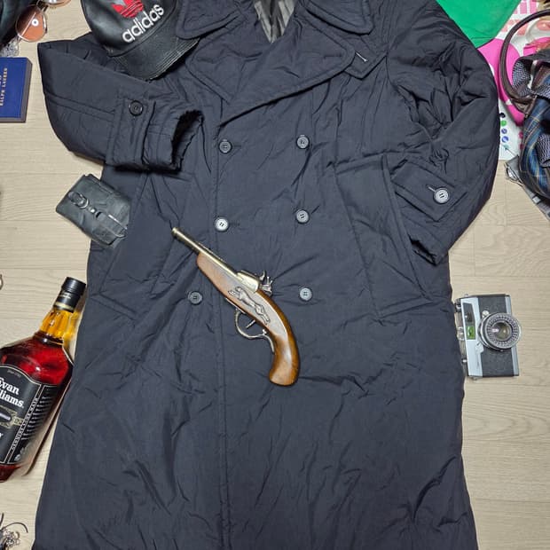 MIMTHEWARDROBE 더블 브레스티드 롱패딩 패디드 코트