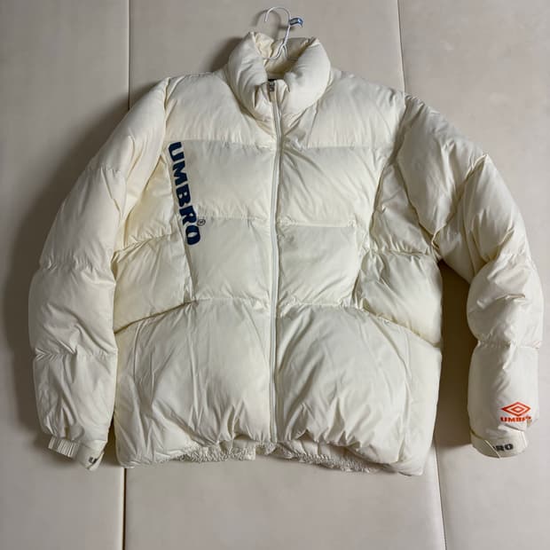 엄브로 아이보리 오리털 패딩 점퍼 95(M)