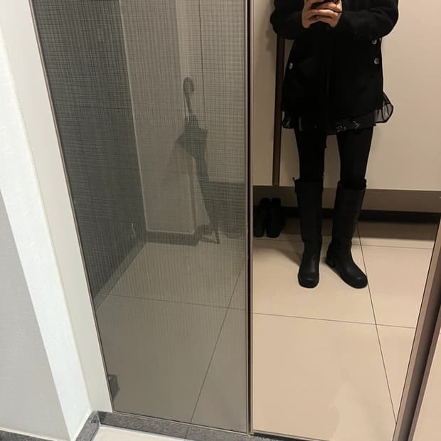 사카이 Sacai 니트 + 실크 블라우스 레이어드