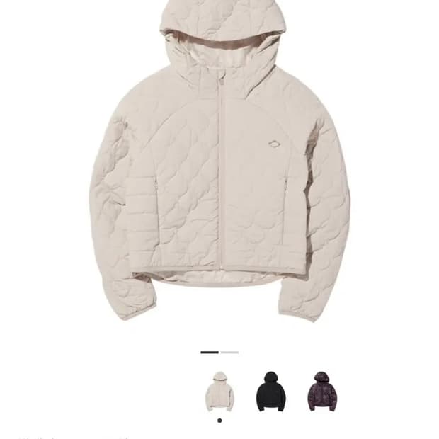 미스치프 퀄티드 자켓 S사이즈 아이보리