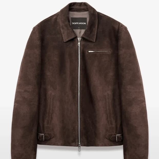 도프제이슨 스웨이드 싱글자켓 모카 105