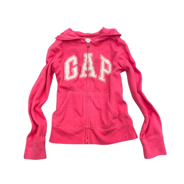 Gap pink hooded zip up