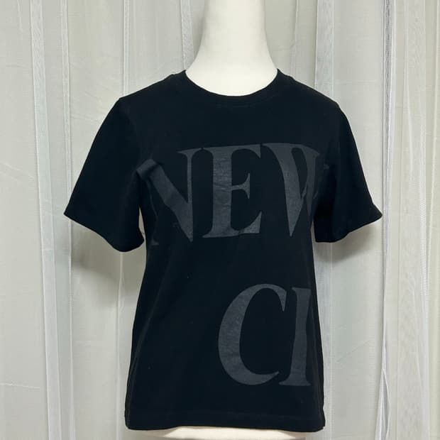 Dtm 딱붙핏 프린팅 반팔 와투케