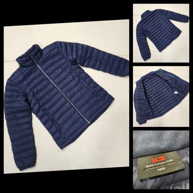 정품 K2 남성 덕다운 경량 패딩 점퍼 자켓 105