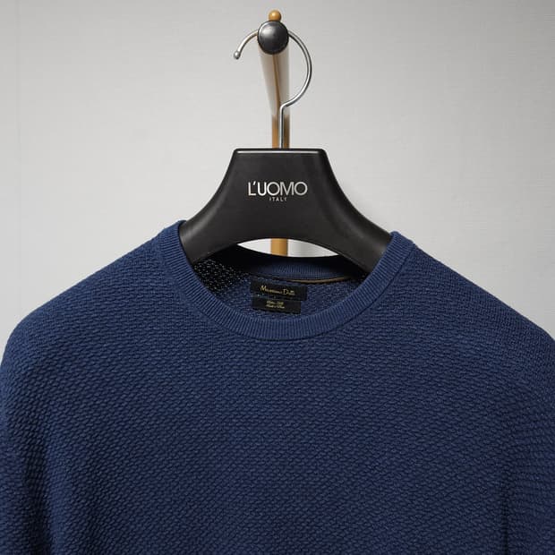 L ) 마시모뚜띠 남성 니트 네이비