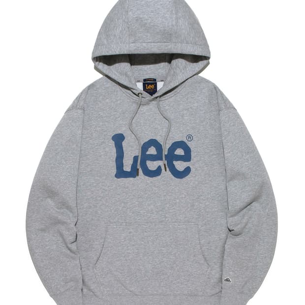 Lee 빅 트위치 로고 후드티 (그레이/WS 사이즈)