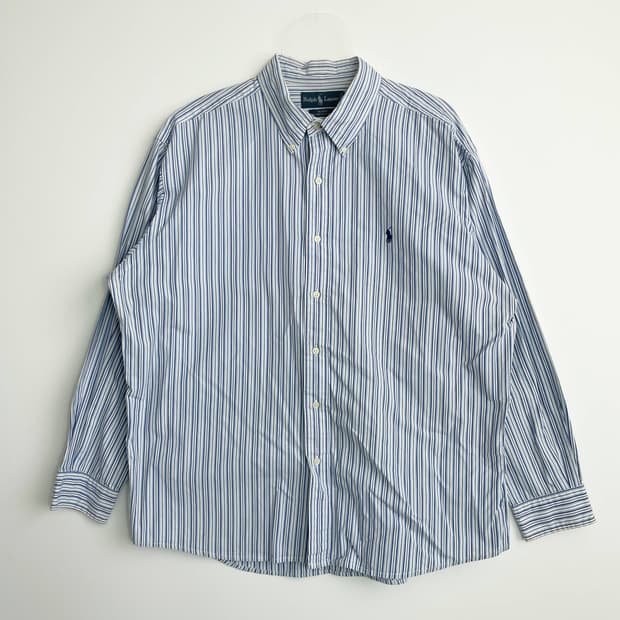 A2 폴로 랄프로렌 스트라이프 코튼 셔츠  110사이즈