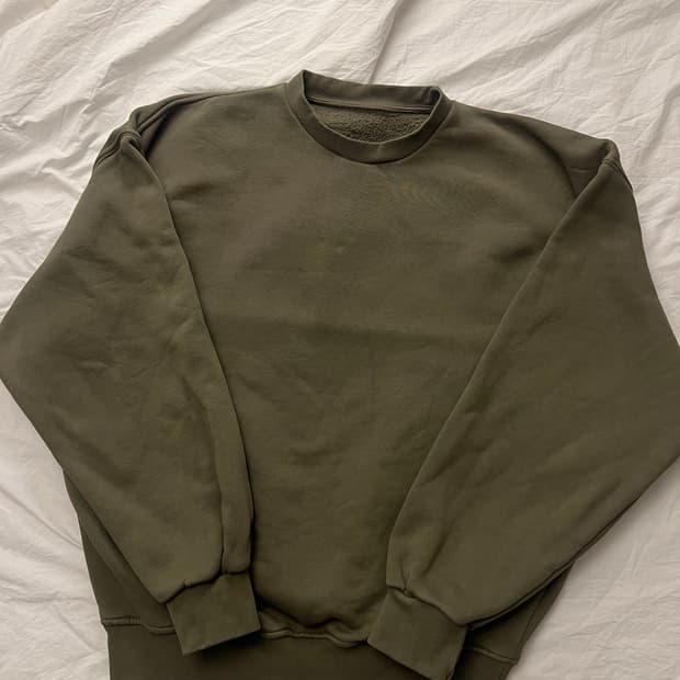 VELOUR GARMENTS 빈티지 450gsm 맨투맨 M