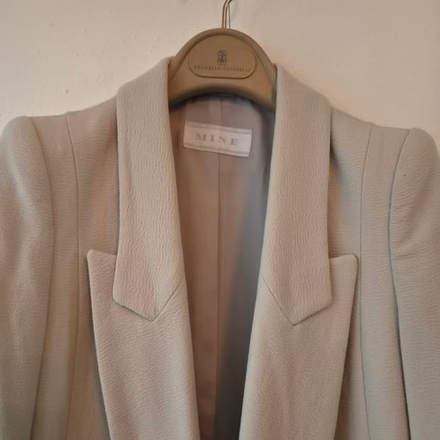 마인 여성 테일러드칼라롱자켓