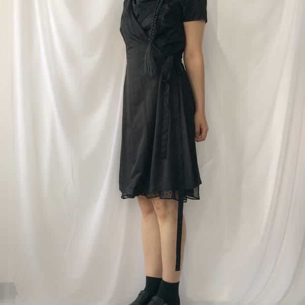 wrap shirt onepiece