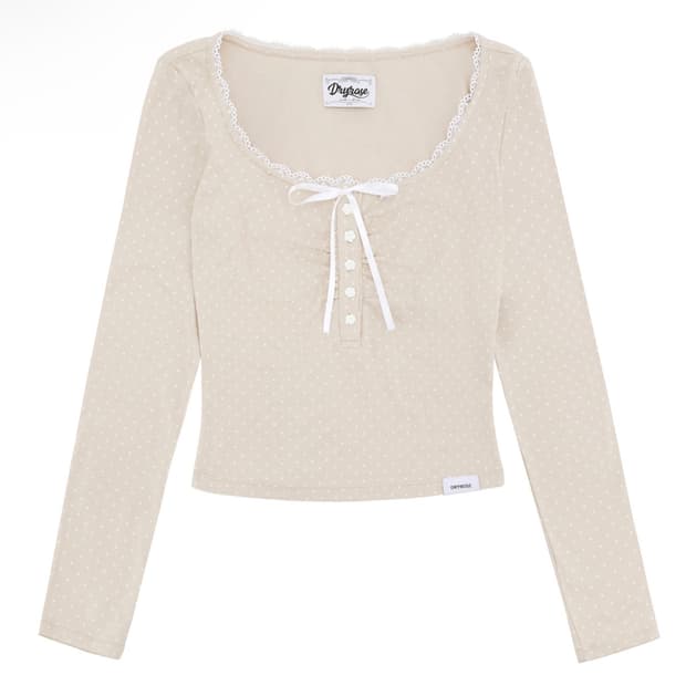 드라이로즈 BELLA DOT TOP (BEI)