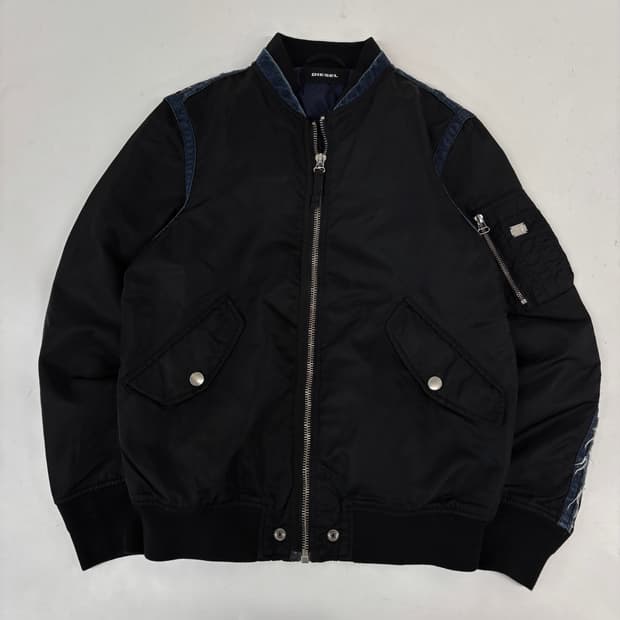 디젤 데님 라인 패치 MA-1 