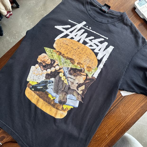00s stussy 스투시 그래픽 반팔 티셔츠