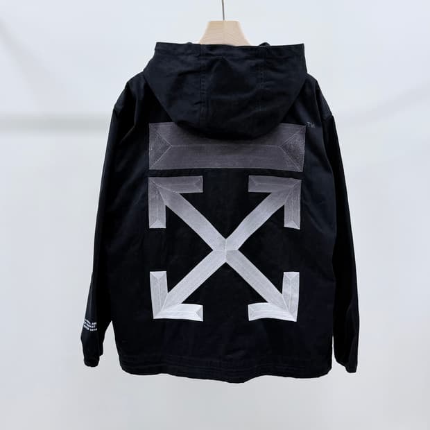 [S급/M] 오프화이트 x 도버스트릿마켓 아노락 후드 자켓