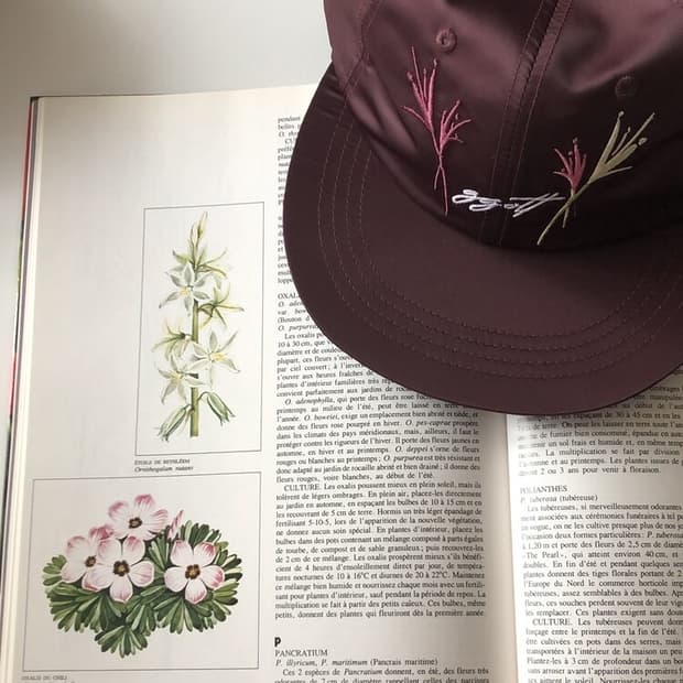 [1회착] ggott Satin cap (Burgundy)