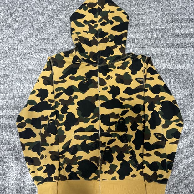 베이프 황계 후드집업 XL