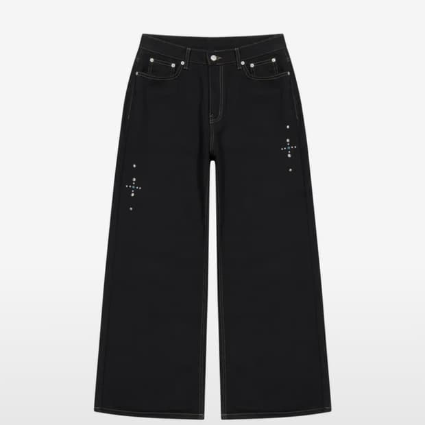 Aaakam 아캄 웨스턴 블랙 팬츠 2 사이즈