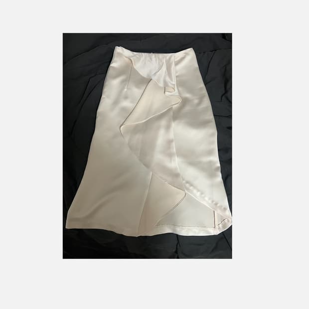 빈티지 러플 스커트