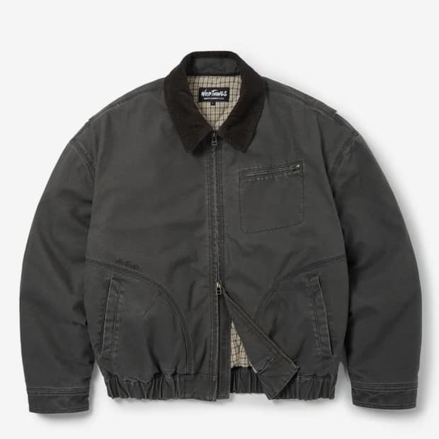 와일드띵스 빈티지 워크 자켓 그라파이트 M
