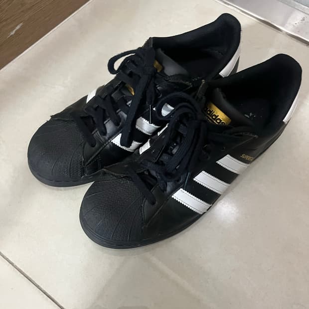 [265] 아디다스 슈퍼스타 검흰