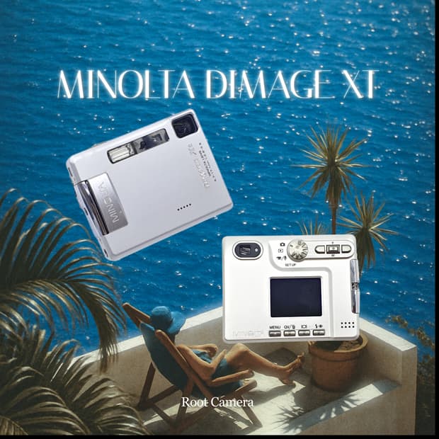 미놀타 DIMAGE XT 루비 레드🎈빈티지 디카 디지털카메라