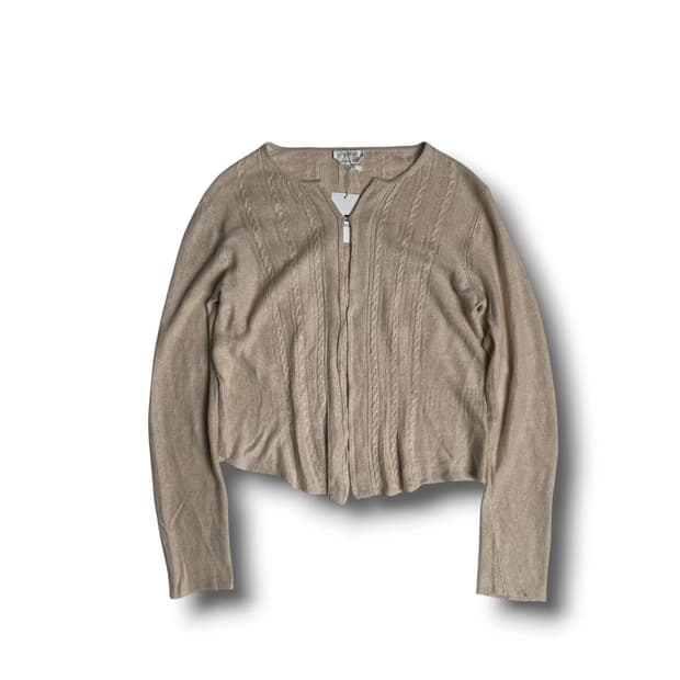 Max mara 린넨 트위스트 가디건 (italy)  