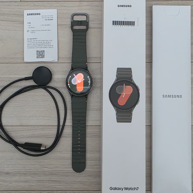 갤럭시워치7 SM-L305N 40mm Lte (풀박스) 올리브 카키