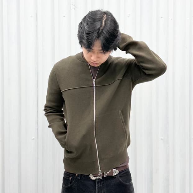 Emporio Armani cotton zip