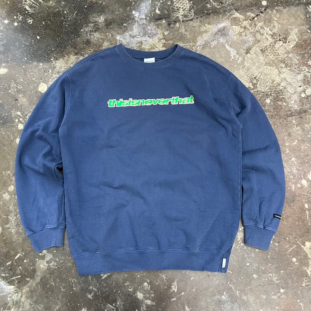 M) 디스이즈네버댓 맨투맨티셔츠 맨투맨티 스웻셔츠