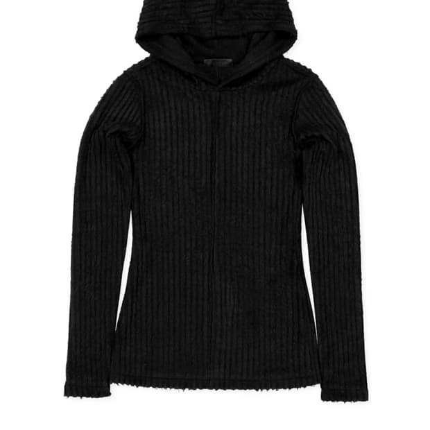 YYYY UNDER PALE HOODIE black 