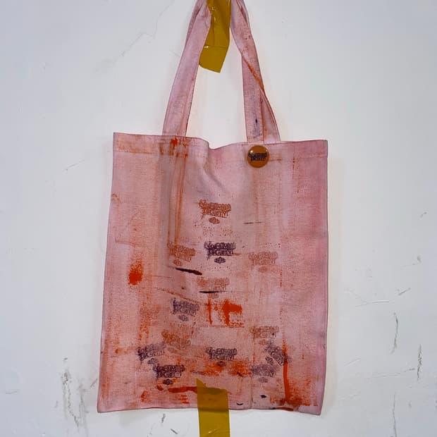 NoHumorSociety one of a kind eco bag(주황)