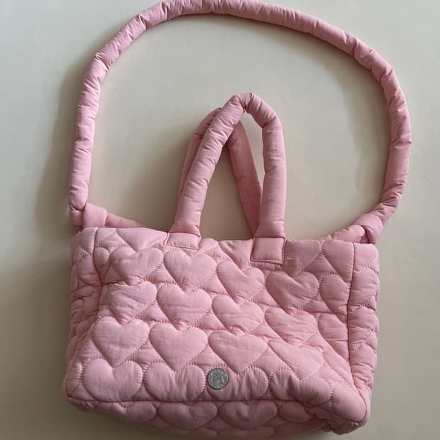 스타벅스 디어러브 하트풀 토트백 핑크