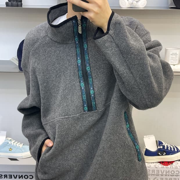 노스페이스 90s 사우스웨스턴 하프 집 플리스