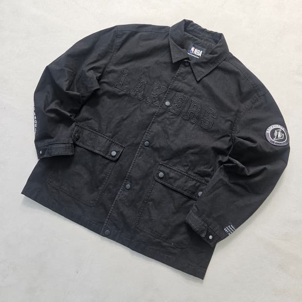 XL NBA 로스앤젤레스 로고 워크 자켓 0326Y