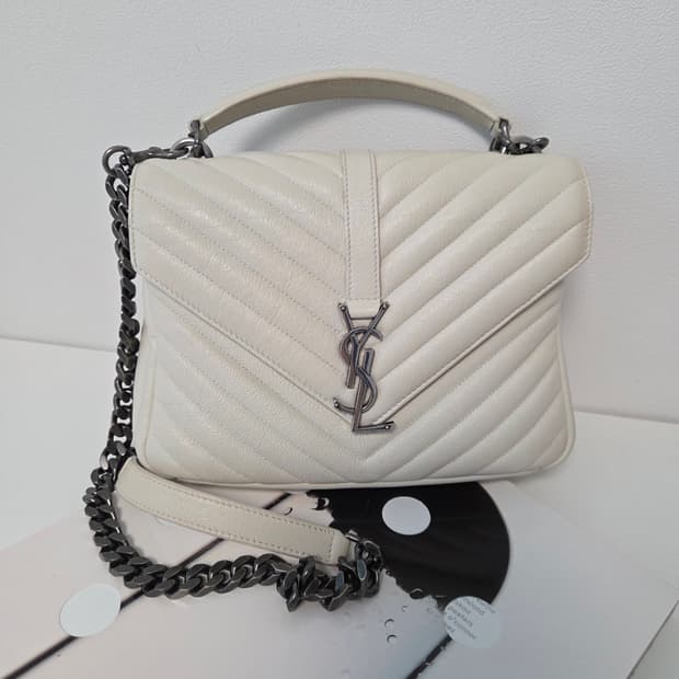 YSL 생로랑 정품 컬리지 미디엄 토트백 크로스백 숄더백
