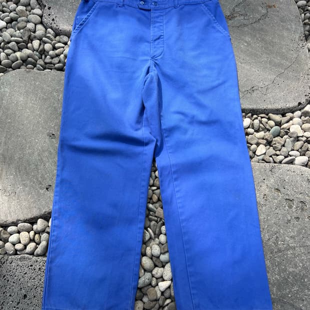 (36인치) OLD VINTAGE MOLINEL BLUE 프렌치워크팬츠